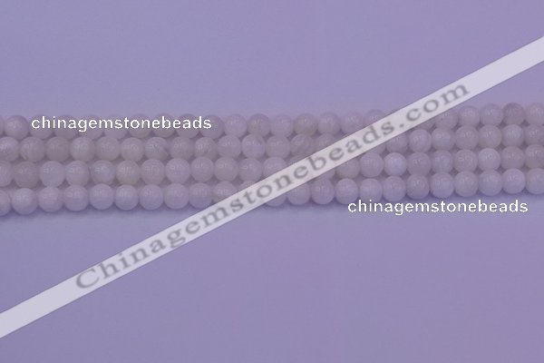 CMS641 15.5 inches 6mm round white moonstone beads wholesale