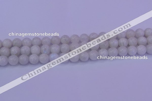 CMS643 15.5 inches 10mm round white moonstone beads wholesale