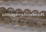 CMS851 15.5 inches 6mm round natural black moonstone beads