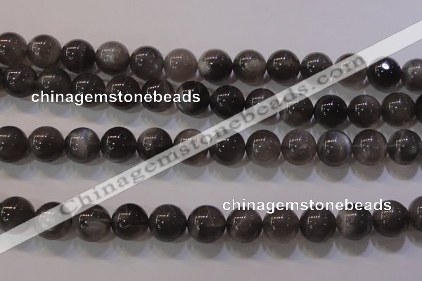 CMS853 15.5 inches 10mm round natural black moonstone beads