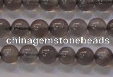 CMS858 15.5 inches 6mm round A grade natural black moonstone beads