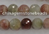 CMS873 15.5 inches 12mm faceted round moonstone gemstone beads