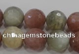 CMS875 15.5 inches 16mm faceted round moonstone gemstone beads