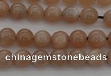 CMS930 15.5 inches 4mm round A grade moonstone gemstone beads