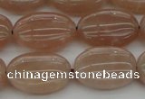 CMS962 15.5 inches 10*14mm oval A grade moonstone beads