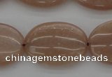 CMS964 15.5 inches 13*18mm oval A grade moonstone beads