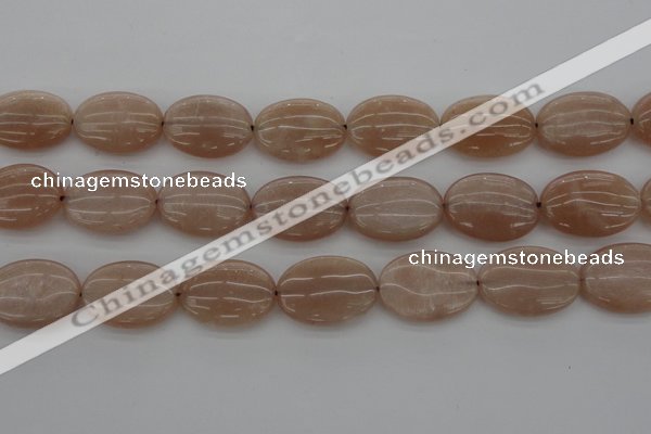 CMS964 15.5 inches 13*18mm oval A grade moonstone beads