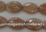 CMS966 15.5 inches 10*14mm faceted oval A grade moonstone beads