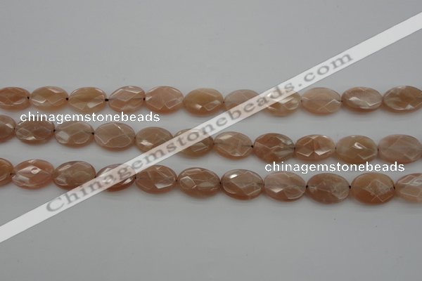 CMS966 15.5 inches 10*14mm faceted oval A grade moonstone beads