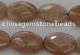 CMS967 15.5 inches 12*16mm faceted oval A grade moonstone beads