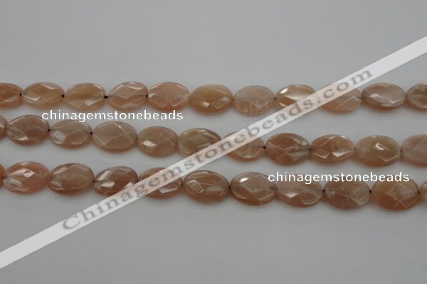 CMS967 15.5 inches 12*16mm faceted oval A grade moonstone beads
