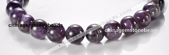 CNA07 AB grade natural amethyst 18mm round quartz bead Wholesale