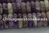 CNA1023 15.5 inches 4*12mm rondelle dogtooth amethyst beads