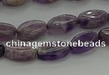 CNA1035 15.5 inches 6*10mm oval dogtooth amethyst beads wholesale