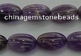 CNA1037 15.5 inches 10*14mm oval dogtooth amethyst beads wholesale