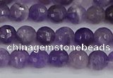 CNA1071 15.5 inches 6mm faceted round dogtooth amethyst beads