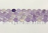 CNA1125 15.5 inches 14mm flat round natural lavender amethyst beads