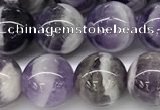 CNA1157 15.5 inches 10mm round natural dogtooth amethyst beads