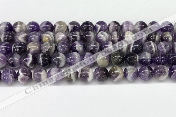 CNA1157 15.5 inches 10mm round natural dogtooth amethyst beads