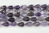 CNA1180 15.5 inches 11*16mm teardrop amethyst beads wholesale