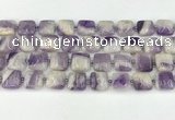 CNA1183 15.5 inches 14*14mm square amethyst beads wholesale