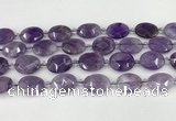 CNA1201 15.5 inches 15*20mm faceted oval amethyst beads