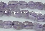 CNA201 15.5 inches 10*14mm faceted nugget natural amethyst beads