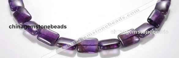 CNA22 13*18mm rectangle A- grade natural amethyst bead Wholesale