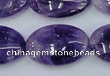 CNA277 15.5 inches 20*30mm oval natural amethyst beads wholesale