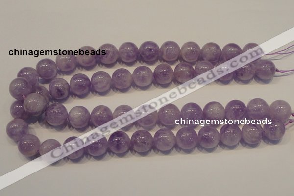 CNA301 15.5 inches 10mm round natural lavender amethyst beads