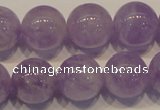 CNA304 15.5 inches 16mm round natural lavender amethyst beads