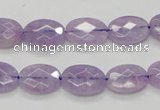 CNA329 15.5 inches 10*14mm faceted oval natural lavender amethyst beads