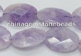 CNA332 15.5 inches 18*25mm faceted oval natural lavender amethyst beads