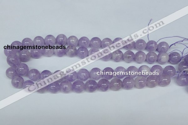 CNA405 15.5 inches 16mm round natural lavender amethyst beads