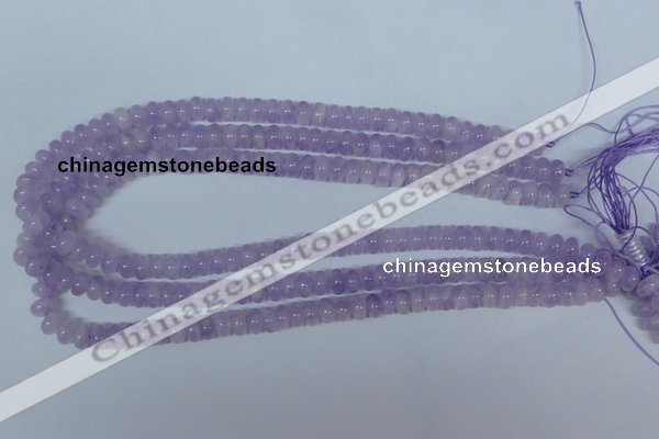 CNA407 15.5 inches 3*6mm rondelle natural lavender amethyst beads