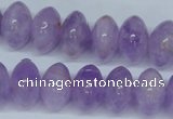 CNA409 15.5 inches 10*16mm rondelle natural lavender amethyst beads