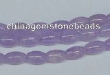 CNA410 15.5 inches 6*10mm rice natural lavender amethyst beads