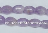 CNA412 15.5 inches 10*14mm rice natural lavender amethyst beads