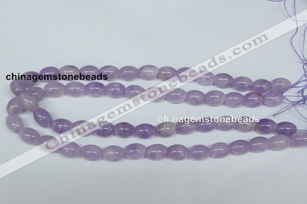 CNA412 15.5 inches 10*14mm rice natural lavender amethyst beads