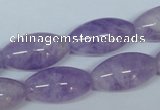 CNA413 15.5 inches 12*22mm rice natural lavender amethyst beads