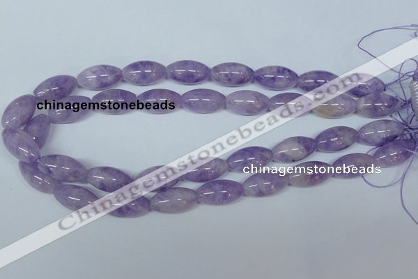 CNA413 15.5 inches 12*22mm rice natural lavender amethyst beads