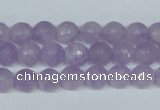 CNA422 15.5 inches 8mm faceted round natural lavender amethyst beads