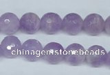 CNA424 15.5 inches 12mm faceted round natural lavender amethyst beads