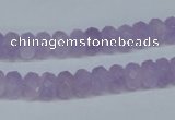 CNA427 4*8mm faceted rondelle natural lavender amethyst beads