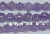 CNA433 15.5 inches 12*12mm skull shape natural lavender amethyst beads