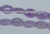 CNA443 15.5 inches 10*12mm oval natural lavender amethyst beads