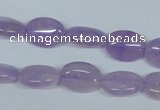 CNA444 15.5 inches 10*14mm oval natural lavender amethyst beads