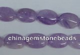 CNA445 15.5 inches 12*16mm oval natural lavender amethyst beads