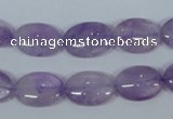 CNA446 15.5 inches 13*18mm oval natural lavender amethyst beads