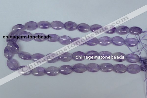 CNA447 15.5 inches 15*20mm oval natural lavender amethyst beads